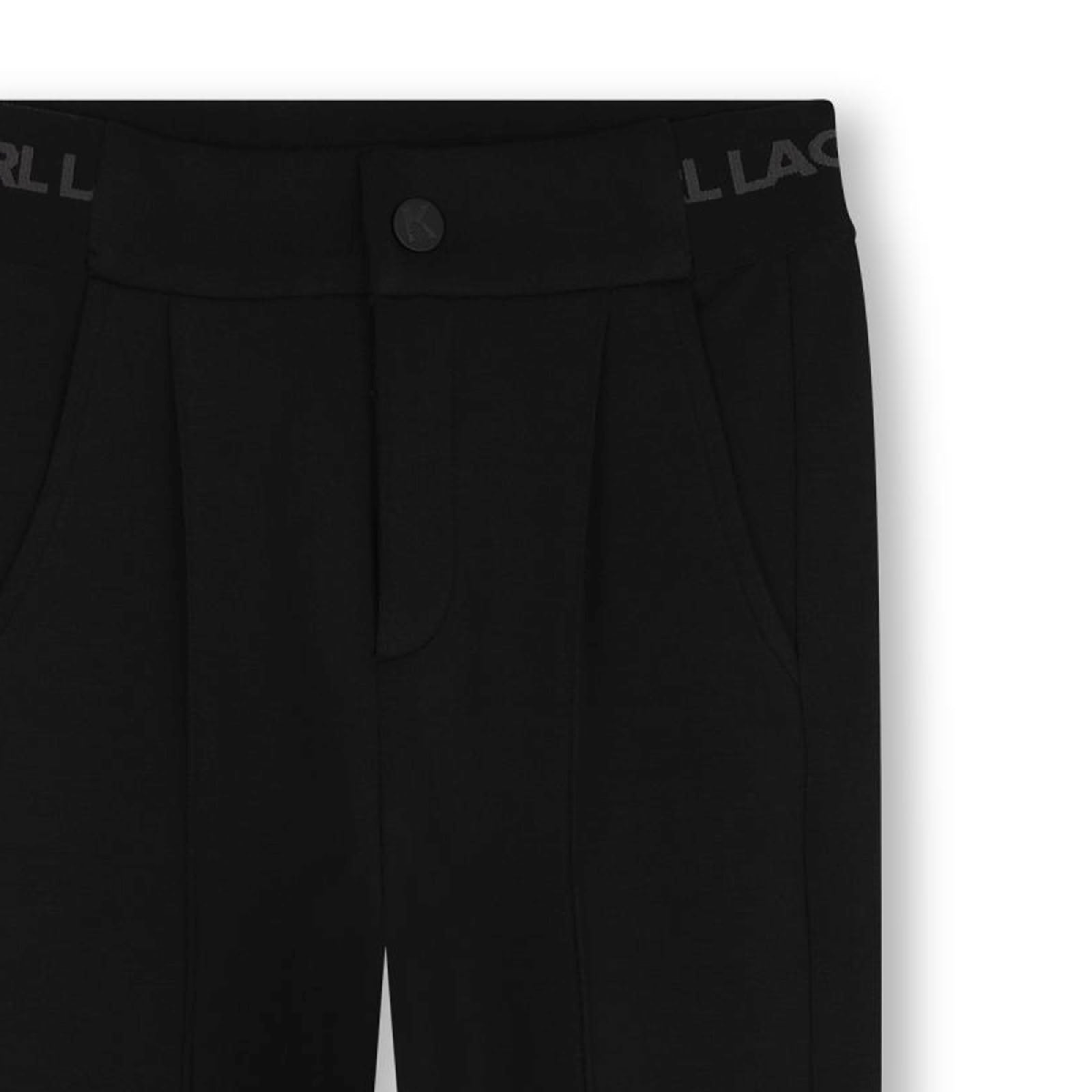 Jogging trousers with logo - Black