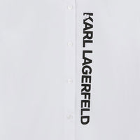 Robe chemisier en coton - Blanc