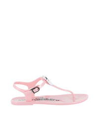 Sandales nacrées avec logo - Pomegranate