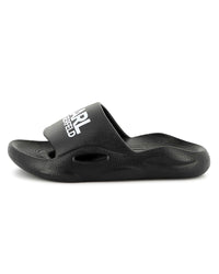 Mules avec sigle imprimé - Black