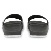 Mules avec logo en relief - Black