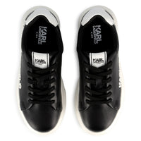 Sneakers à lacets en cuir - Black