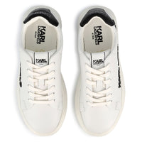 Sneakers à lacets en cuir - Blanc