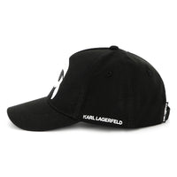 Casquette avec logo en coton - Black