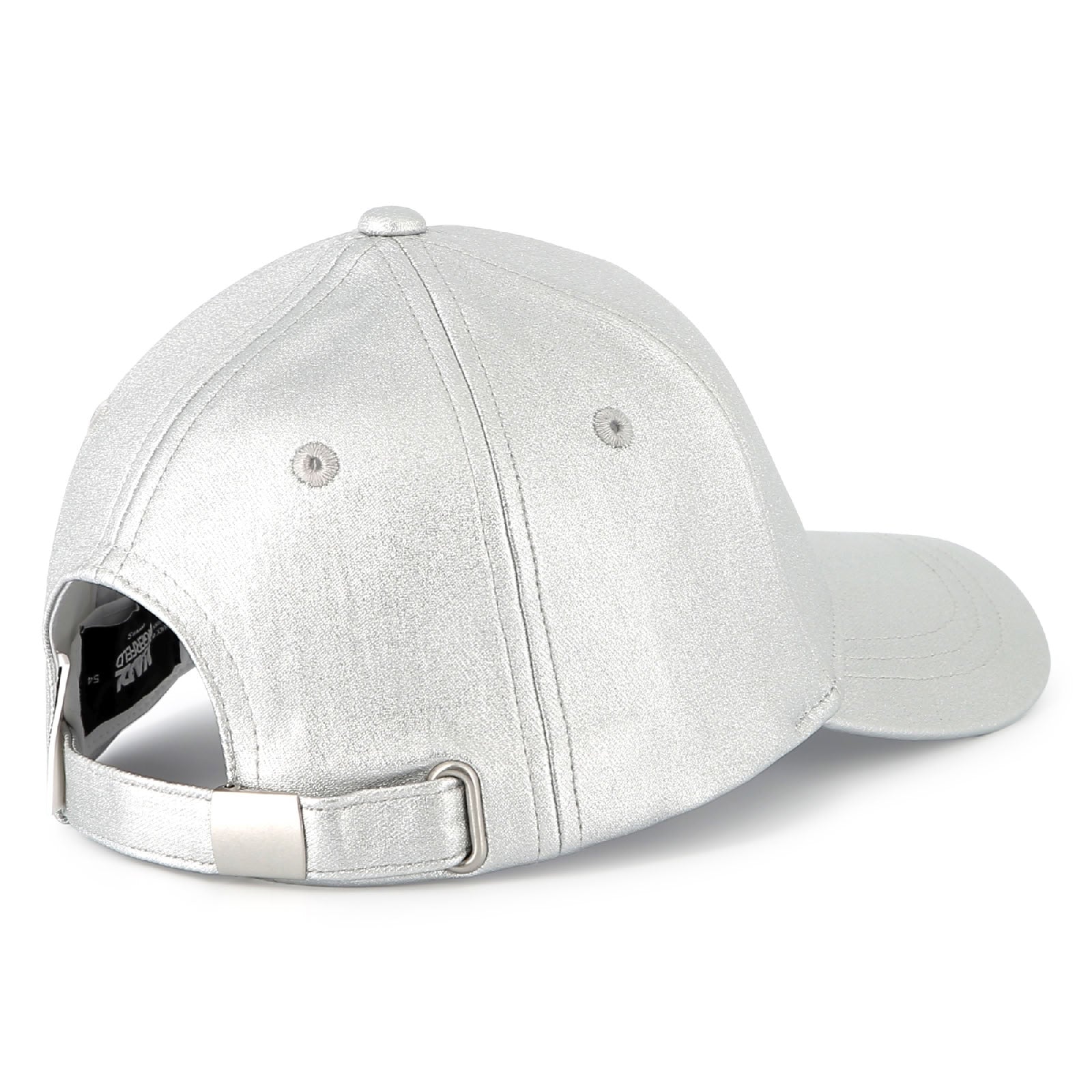 Casquette avec logo en coton - Silver