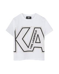 T-shirt avec logo en coton - Blanc