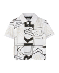 T-shirt manches courtes - Blanc Noir