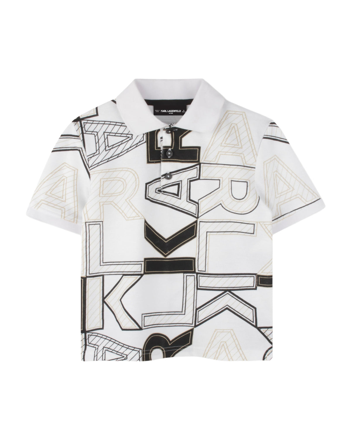 T-shirt manches courtes - Blanc Noir