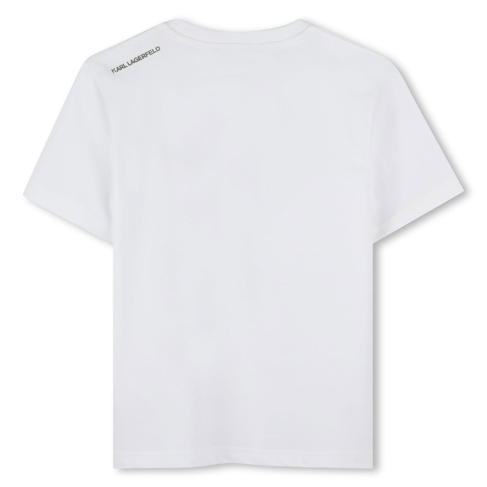 T-shirt manches courtes avec logo en coton - Blanc