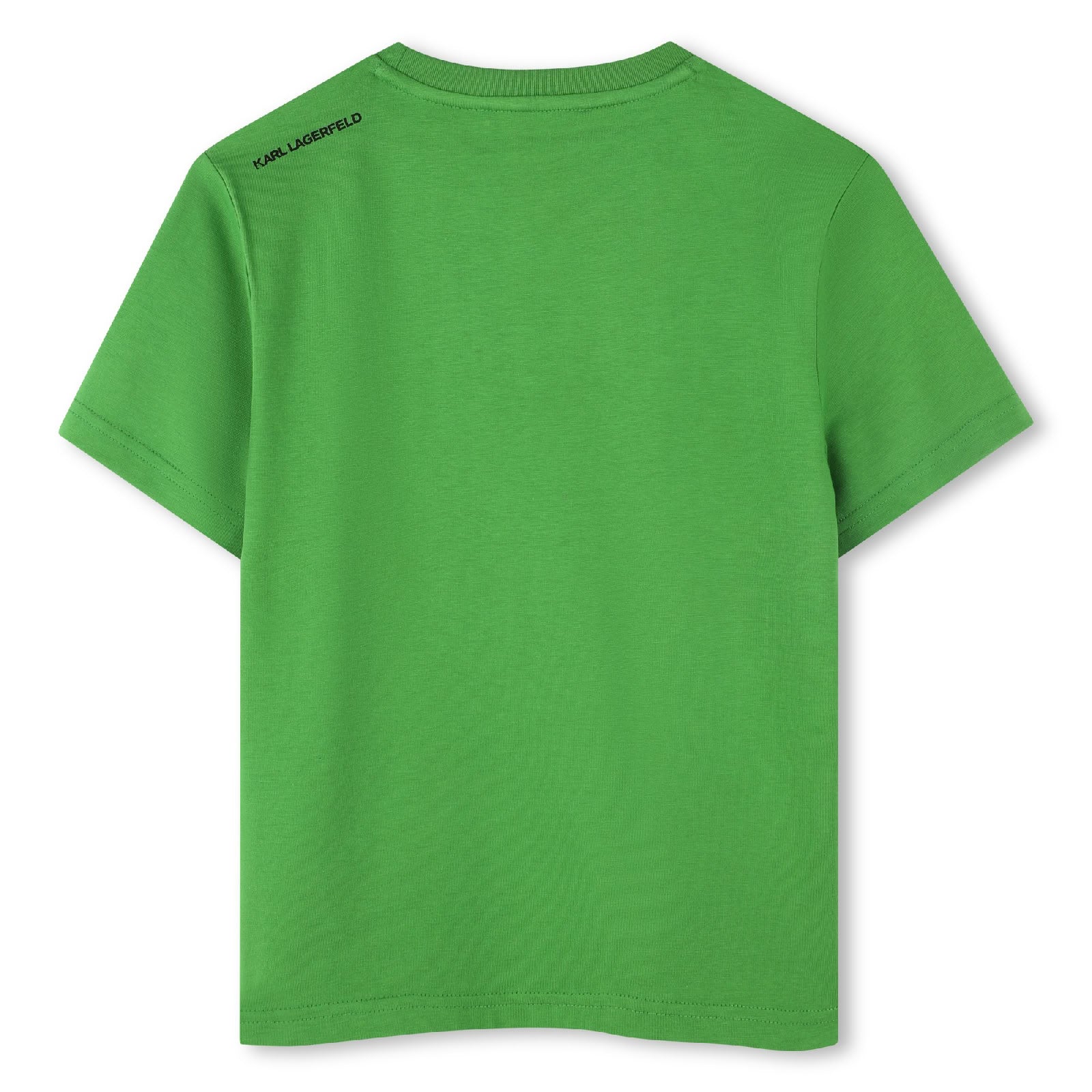 T-shirt manches courtes avec logo en coton - Vert Brousse