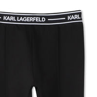 Legging with elasticated waistband - Black
