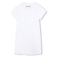 Robe fantaisie en coton - Blanc