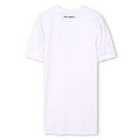 Robe fantaisie en coton - Blanc
