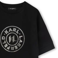 Robe manches courtes en jersey - Black