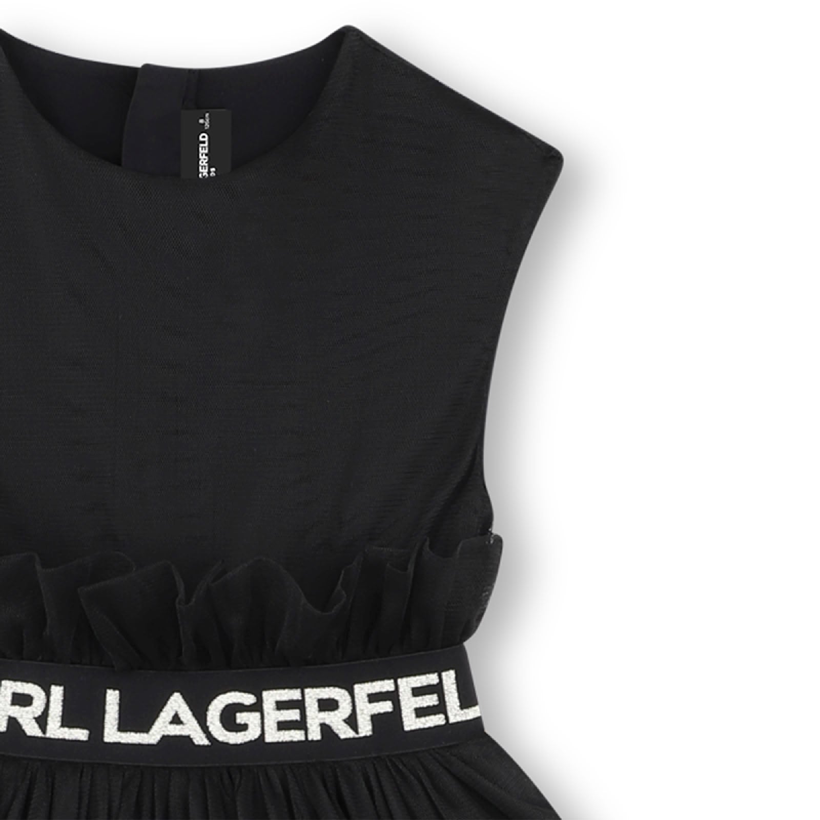 Exceptional dress with logo - Black