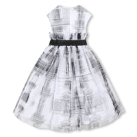 Robe d' exception avec logo - Blanc Noir