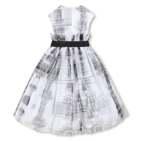 Robe d' exception avec logo - Blanc Noir