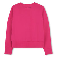 Long-sleeved jersey sweatshirt - Tagada Pink