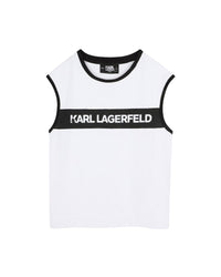 T-shirt manches courtes avec logo en coton - Blanc