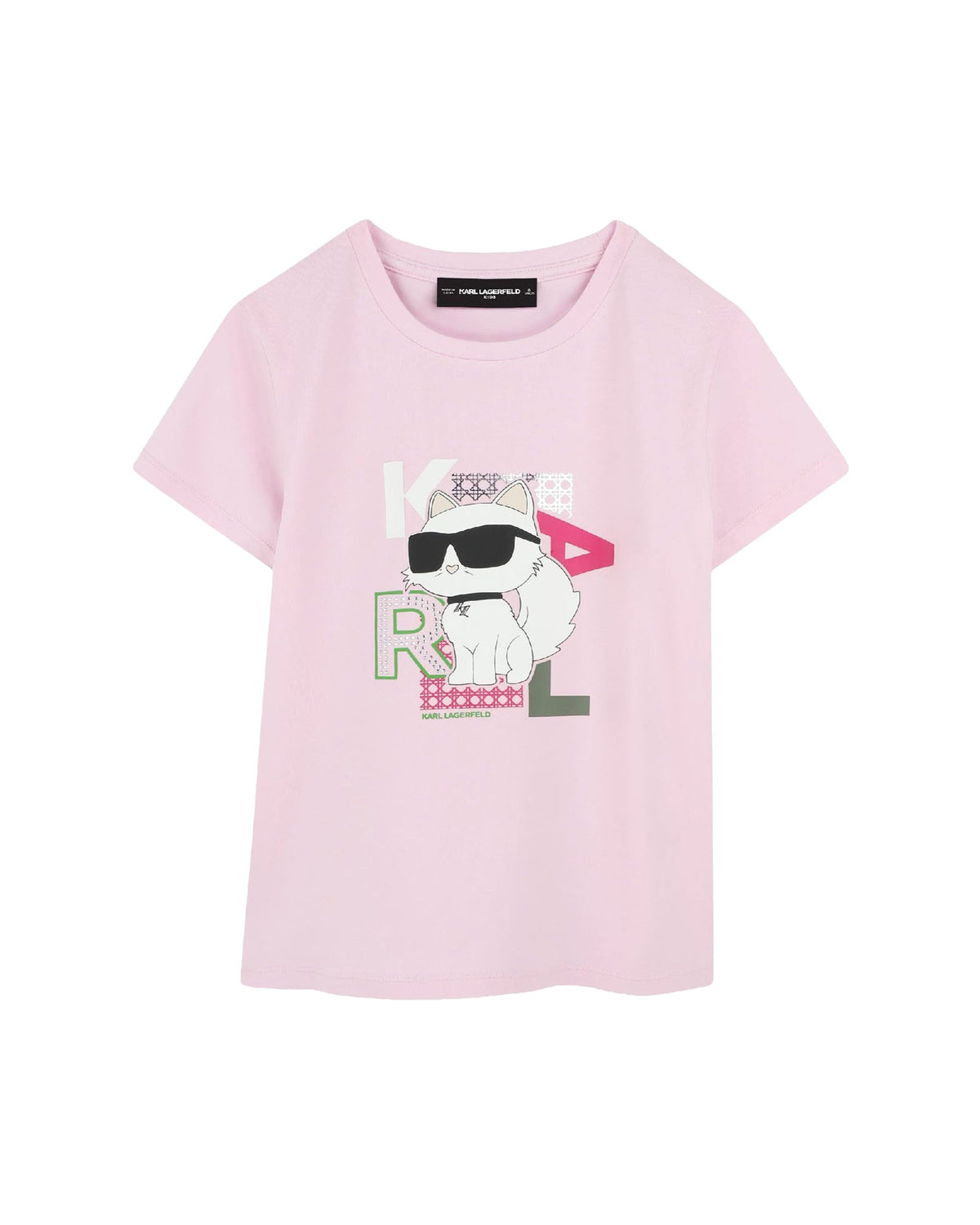 T-shirt manches courtes avec logo en coton - Pomegranate