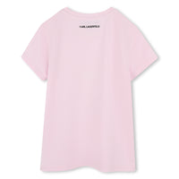 T-shirt manches courtes avec logo en coton - Pomegranate