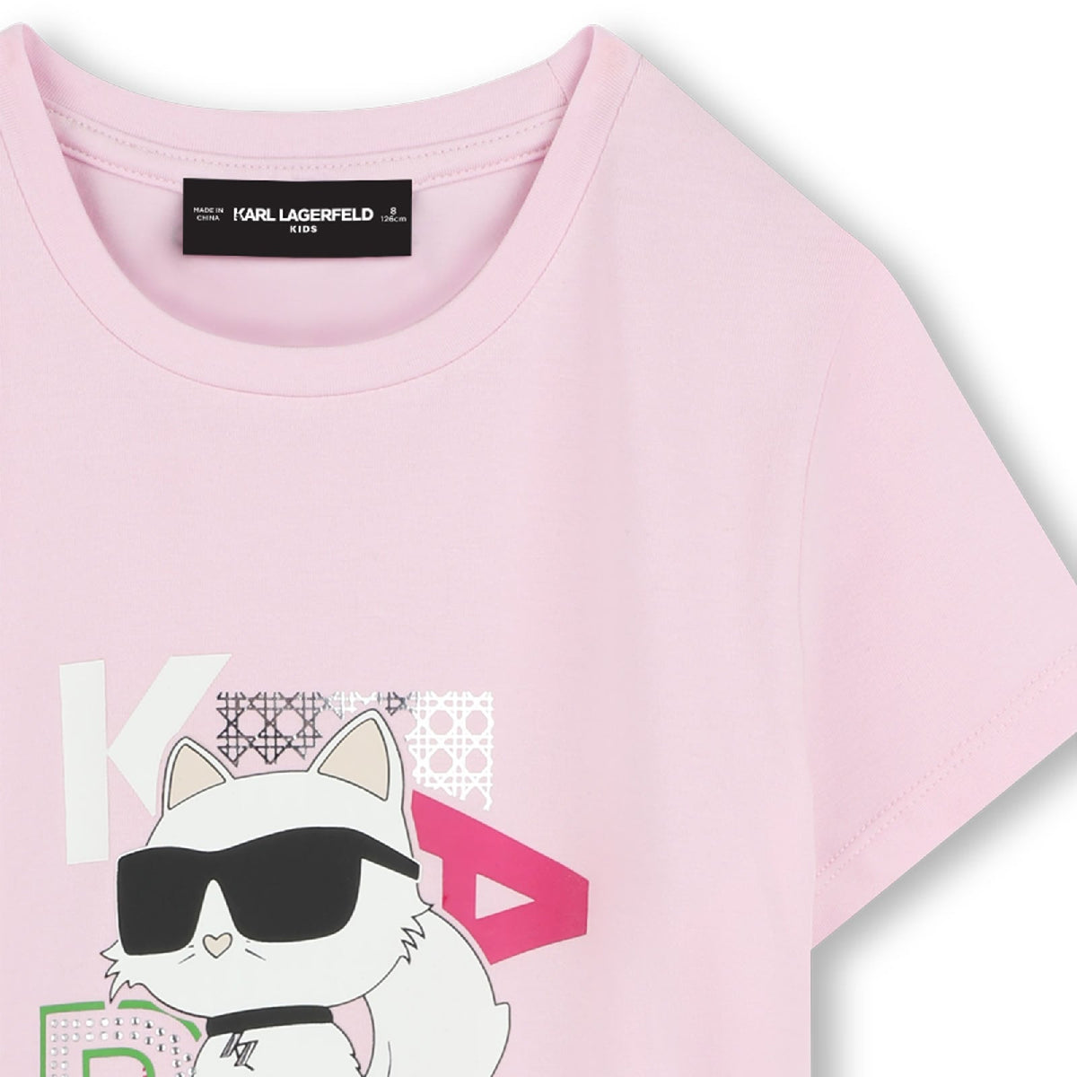 T-shirt manches courtes avec logo en coton - Pomegranate