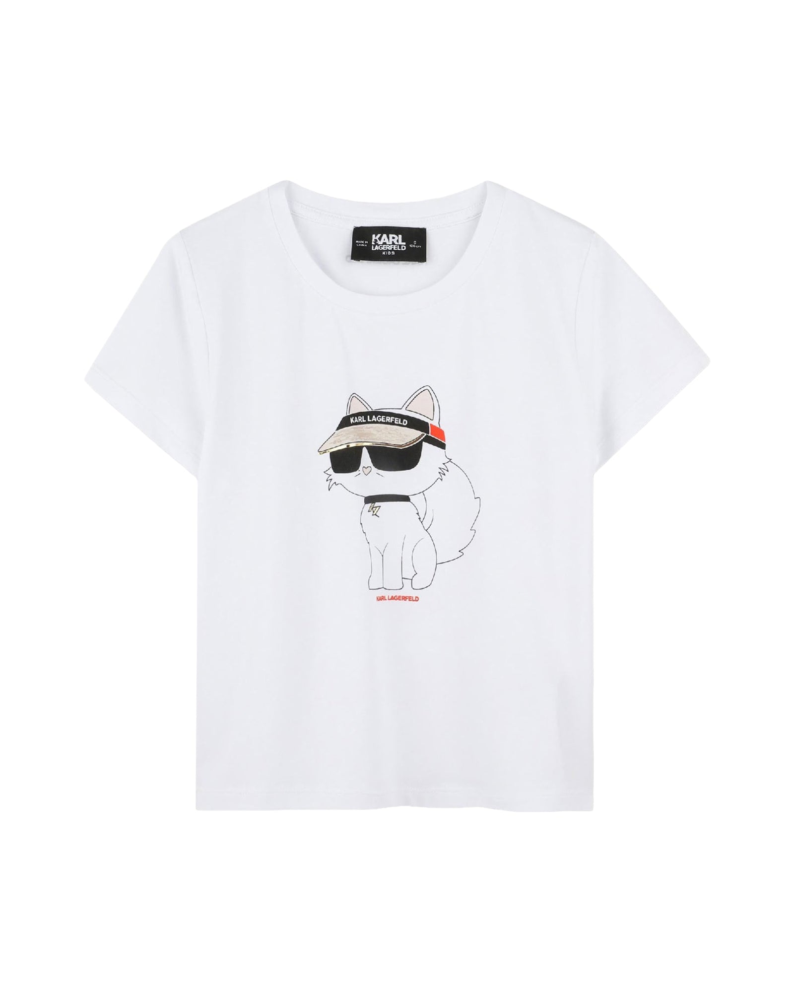 Short-sleeved cotton T-shirt – White