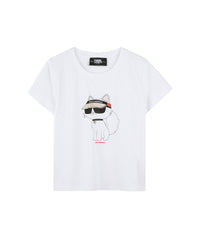 T-shirt manches courtes en coton - Blanc