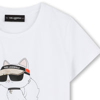 T-shirt manches courtes en coton - Blanc