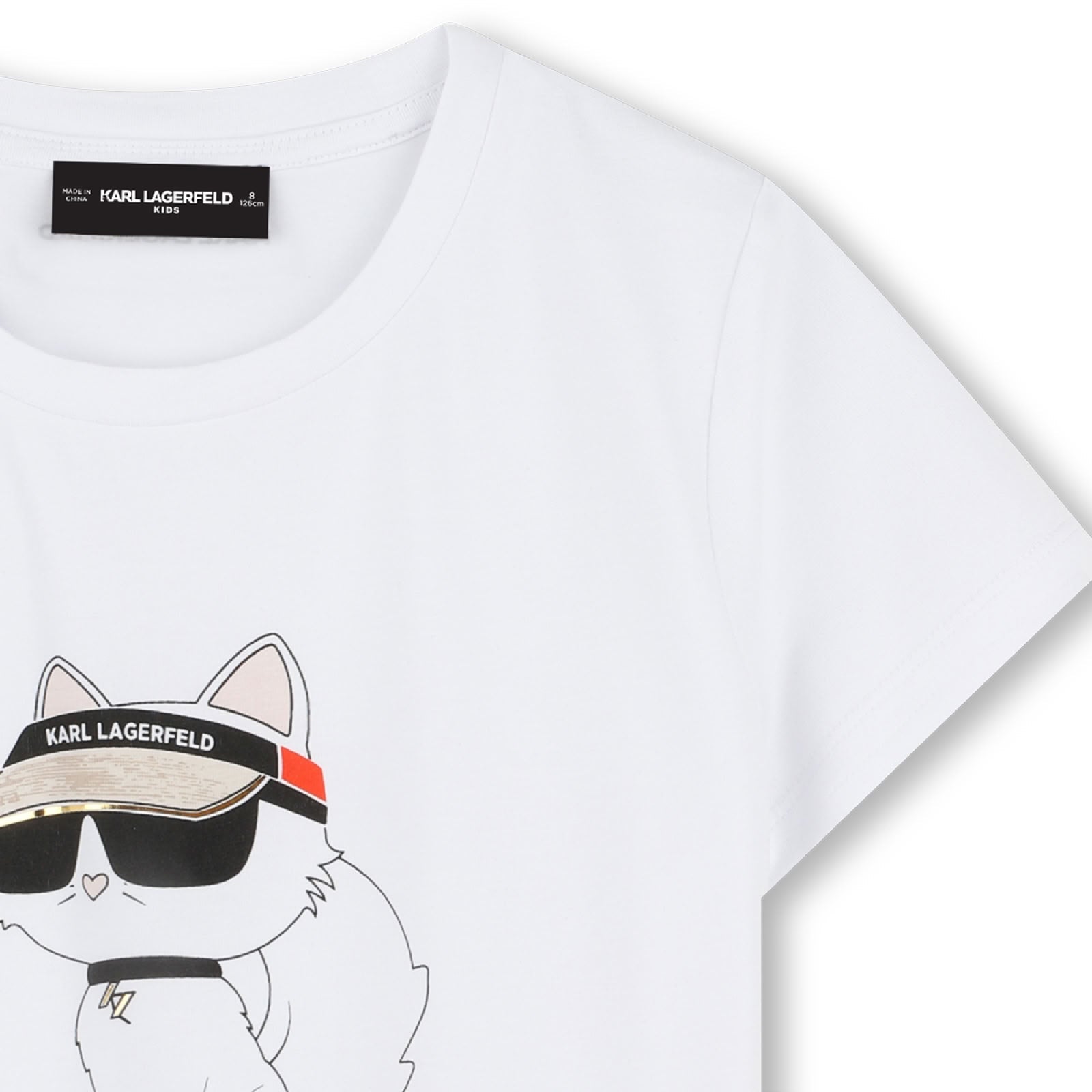 T-shirt manches courtes en coton - Blanc