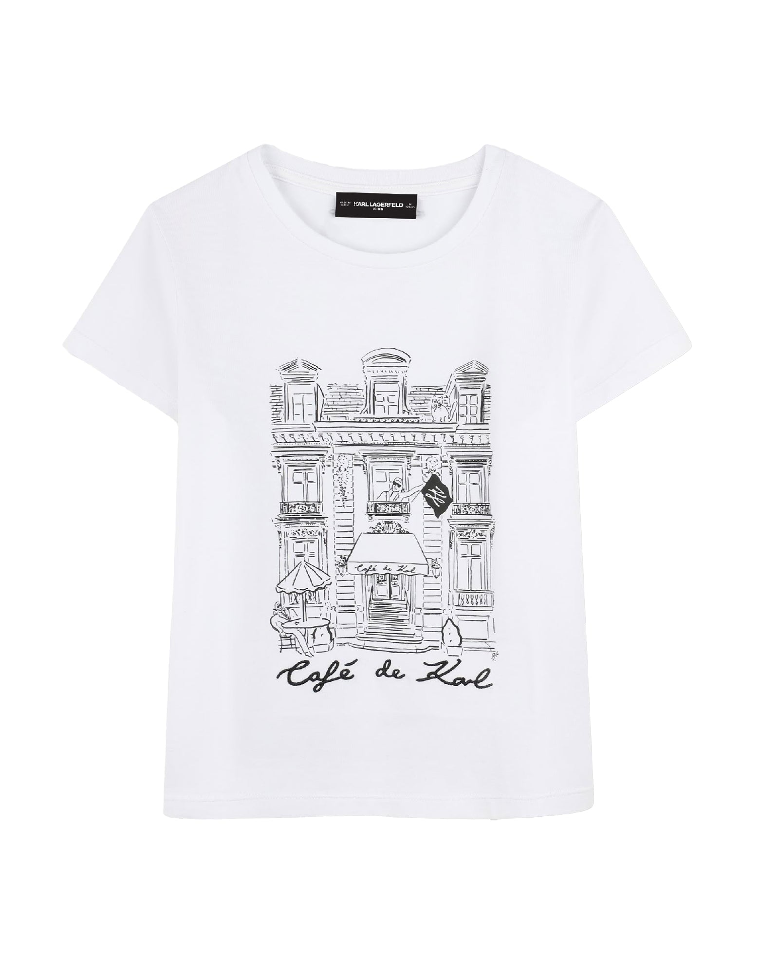 T-shirt manches courtes en coton - Blanc