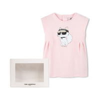Robe avec logo en coton - Rosee