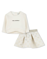 ENSEMBLE T-SHIRT+JUPE