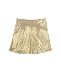 Short de ceremonie avec logo en coton - Golden