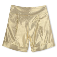 Short de ceremonie avec logo en coton - Golden