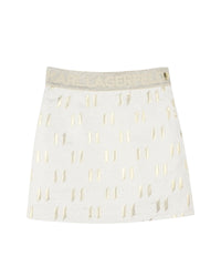 Jupe en jacquard - Écru Doré