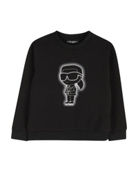 Sweatshirt avec illustration - Black