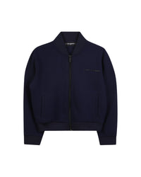 Cardigan zippé à logo - Electric Blue