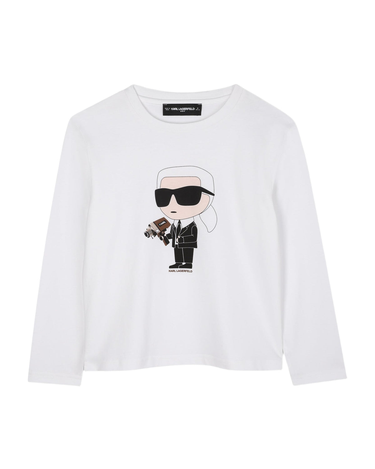 T-shirt manches longues - Blanc
