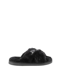 Chaussons à lanières croisées - Black