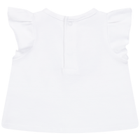 Ensemble t-shirt et short en coton - Blanc Beige