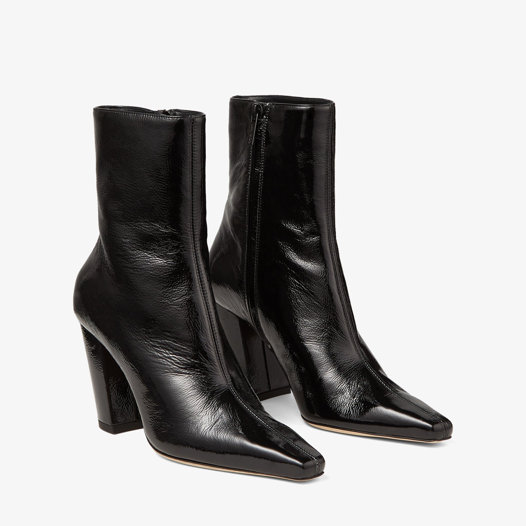 Zadie 85 leather ankle boots - Black