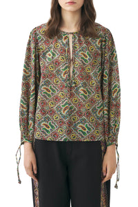 GREEN ZENA BLOUSE