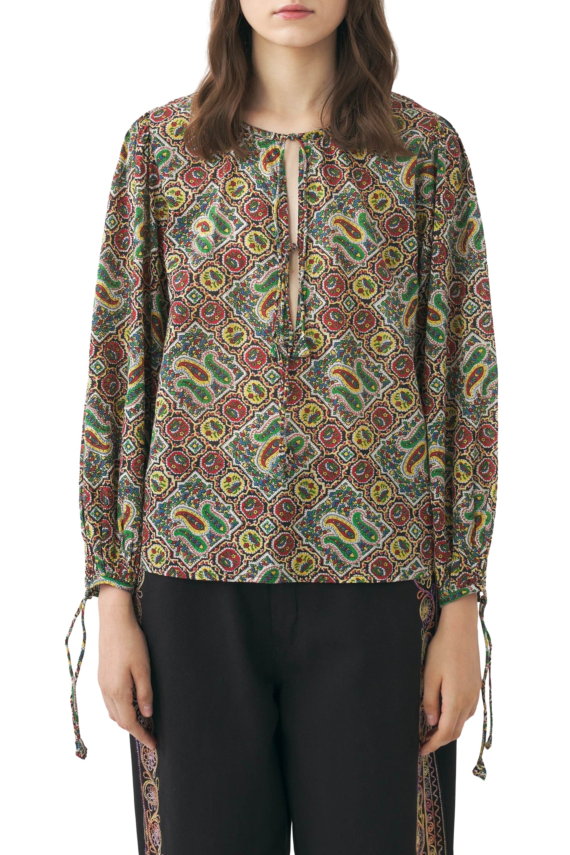 GREEN ZENA BLOUSE