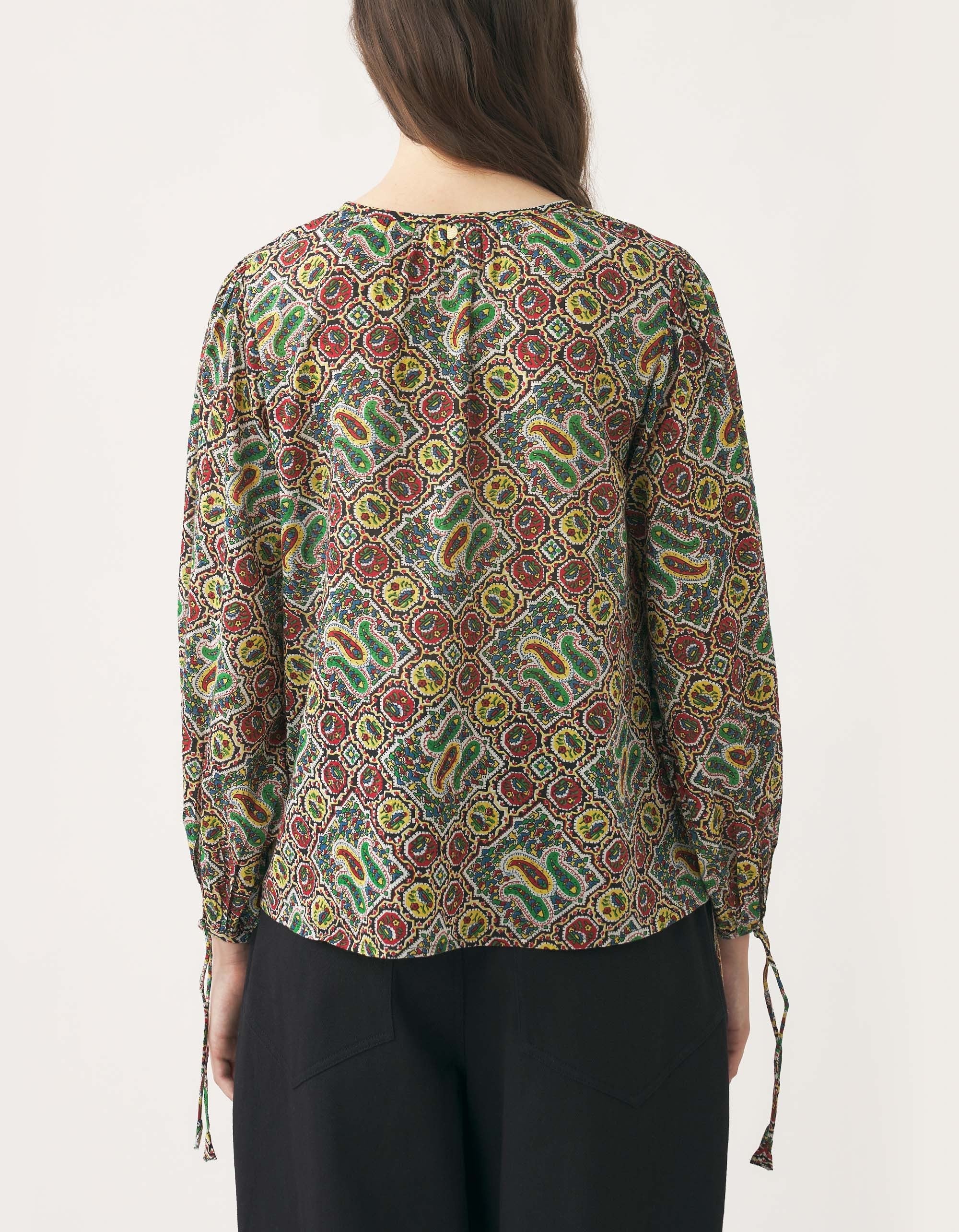 GREEN ZENA BLOUSE
