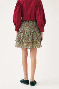 GREEN ZENA MINI SKIRT