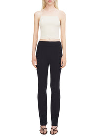 Pantalon évasé et côtelé - Black