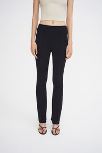 Pantalon évasé et côtelé - Black