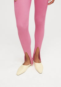 Legging côtelé et fendu - Petal