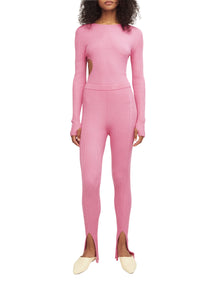 Legging côtelé et fendu - Petal